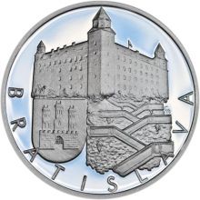 Bratislava stříbro 1Oz Proof