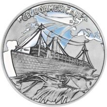 Čechoameričané - stříbro 1 Oz Proof