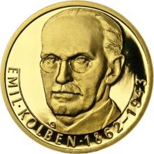 Emil Kolben - 150. výročí narození Au proof