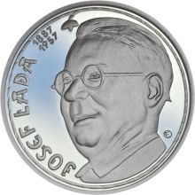 Josef Lada - 125. výročí narození Ag proof