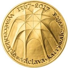 Vysvěcení kaple sv. Václava v katedrále sv. Víta - 650. výročí zlato proof