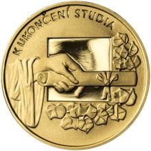 K ukončení studia zlato 2 Oz Proof