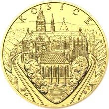 Košice - zlatá 1 Oz Proof