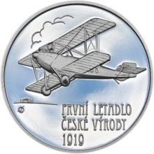 Letadlo Bohemia - 1 Oz stříbro Proof