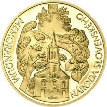 Výročie Memoranda národa slovenského - 1 Oz zlato Proof