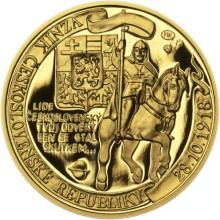 Muži 28. října - zlato 1 Oz Proof