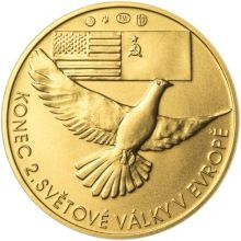 Osvobození Československa 8.5.1945 - 1 Oz zlato b.k.