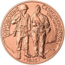 Osvobození Československa 8.5.1945 - 1 Oz Měď b.k.