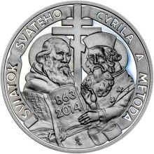 Sviatok svätého Cyrila a Metoda - 1 Oz stříbro Proof