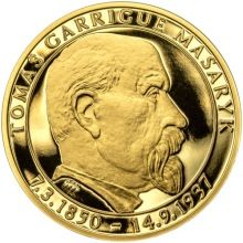 70 let od úmrtí Tomáše Garrigue Masaryka - zlato Proof