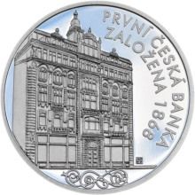 První česká banka - Živnostenská banka pro Čechy a Moravu - 1 Oz stříbro Proof