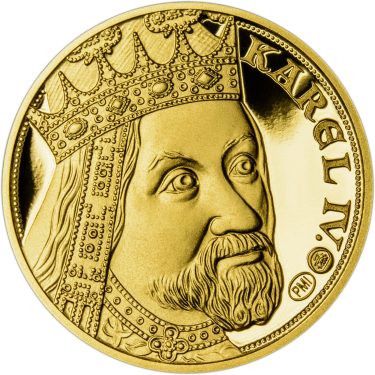 Náhled Averzní strany - 2018 - Proof - Karel IV - 1 dukát Au