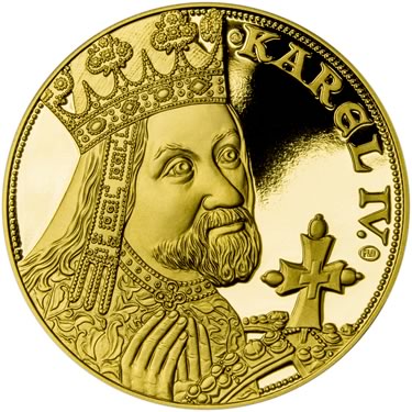 Náhled Averzní strany - 2018 - Proof - Karel IV - 10 dukát Au