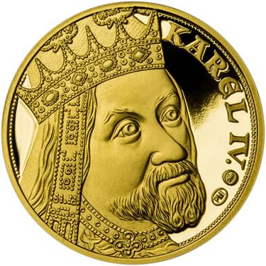 Náhled Averzní strany - 2018 - Proof - Karel IV - 2 dukát Au