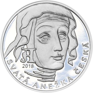 Náhled Averzní strany - 2018 - Proof - Svatoanežské dukáty - 2 dukát Ag