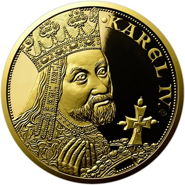 Náhled Averzní strany - 2019 - Proof - Karel IV - 10 dukát Au