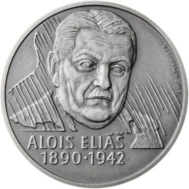 Náhled Averzní strany - Alois Eliáš - 1 Oz stříbro patina