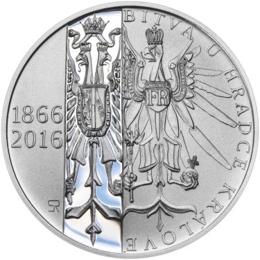 Náhled Averzní strany - 2016 Proof - 200 Kč Bitva u Hradce Králové