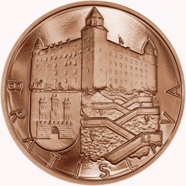 Náhled Averzní strany - Bratislava - 1 Oz Měď b.k.