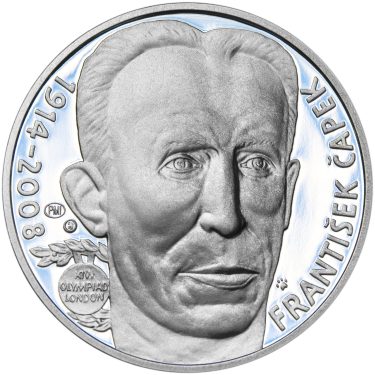 Náhled Averzní strany - František Čapek - 100. výročí narození stříbro proof