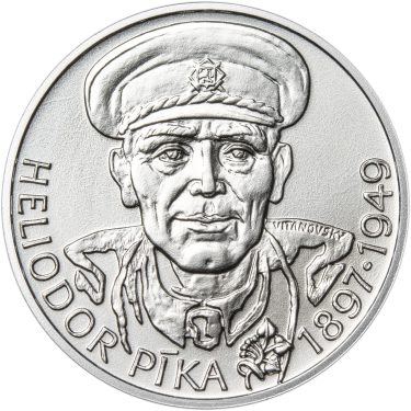 Náhled Averzní strany - Heliodor Píka - stříbro 28 mm b.k.