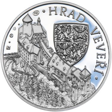 Náhled Averzní strany - Hrad Veveří - 800 let Ag proof