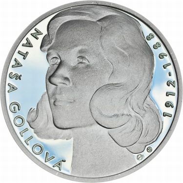 Náhled Averzní strany - Nataša Gollová - 100. výročí narození Ag proof