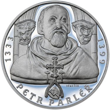 Náhled Averzní strany - Petr Parléř - 1 Oz stříbro Proof