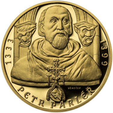 Náhled Averzní strany - Petr Parléř - 1 Oz zlato Proof