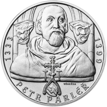 Náhled Averzní strany - Petr Parléř - 1 Oz stříbro b.k.