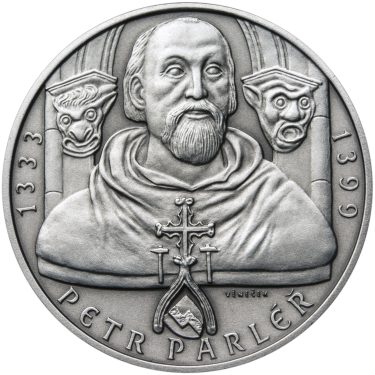 Náhled Averzní strany - Petr Parléř - 1 Oz stříbro patina