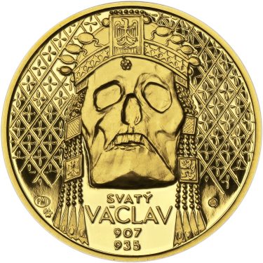 Náhled Averzní strany - Relikvie sv. Václava - II. -  1 Oz zlato Proof