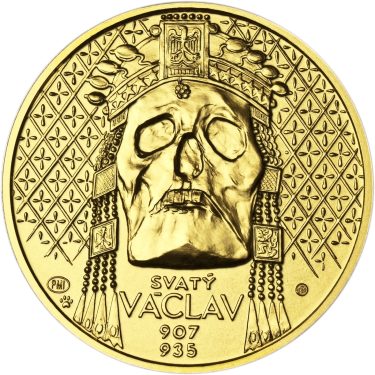 Náhled Averzní strany - Relikvie sv. Václava - II. -  1 Oz zlato b.k.