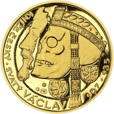 Náhled Averzní strany - Relikvie sv. Václava - I. -  1/2 Oz zlato Proof