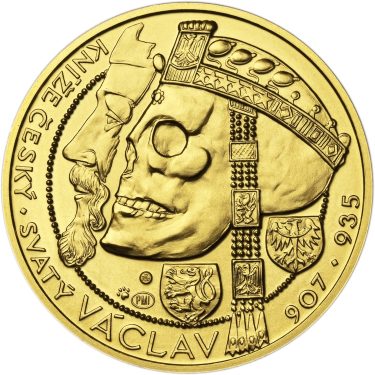 Náhled Averzní strany - Relikvie sv. Václava - I. -  1 Oz zlato b.k.