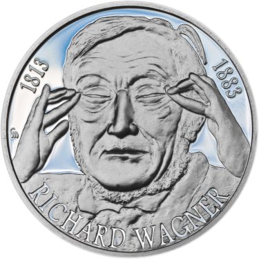 Náhled Averzní strany - Richard Wagner - 200. výročí narození Ag proof