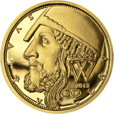 Náhled Averzní strany - 2013 - Proof - Svatováclavské dukáty - 1 dukát Au