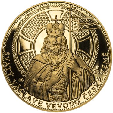 Náhled Averzní strany - 2014 - Proof - Svatováclavské dukáty - 5 dukát Au