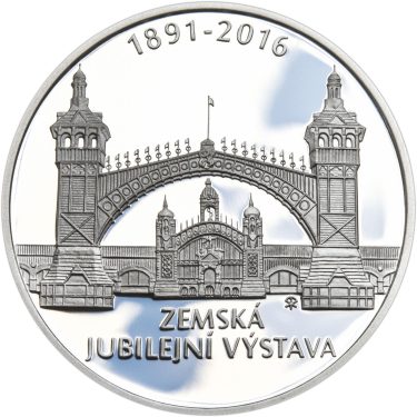 Náhled Averzní strany - 2016 Proof - 200 Kč Zemská jubilejní výstava v Praze