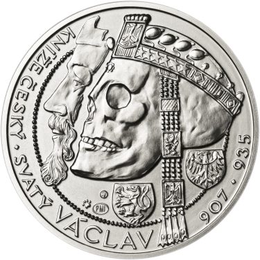 Náhled Averzní strany - Relikvie sv. Václava - I. - 1 Oz Ag b.k.